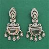 Kundan Classic Earring with Mehndi Plating