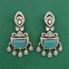 Kundan Classic Earring with Mehndi Plating