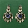 Kundan Classic Earring with Mehndi Plating