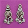 Kundan Classic Earring with Mehndi Plating