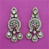 Kundan Classic Earring with Mehndi Plating