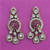 Kundan Classic Earring with Mehndi Plating
