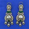 Kundan Classic Earring with Mehndi Plating