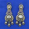 Kundan Classic Earring with Mehndi Plating