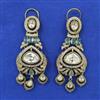 Kundan Classic Earring with Mehndi Plating