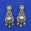 Kundan Classic Earring with Mehndi Plating