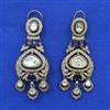 Kundan Classic Earring with Mehndi Plating