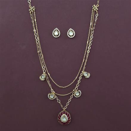 Kundan Classic Necklace with Carat Plating