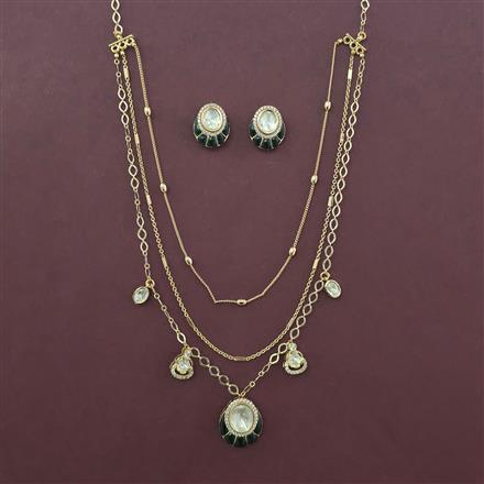 Kundan Classic Necklace with Carat Plating