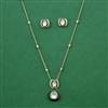 Kundan Meenakari Pendant Set with Carat Plating