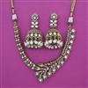 Kundan Classic Necklace with Mehndi Plating