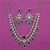 Kundan Classic Necklace with Mehndi Plating