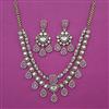 Kundan Classic Necklace with Mehndi Plating