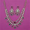 Kundan Classic Necklace with Mehndi Plating