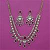 Kundan Classic Necklace with Mehndi Plating