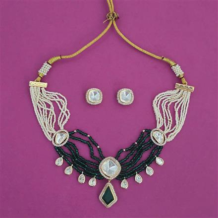 Kundan Choker Necklace with Carat Plating