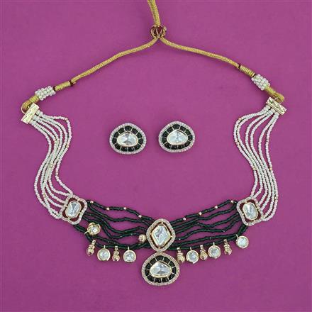 Kundan Choker Necklace with Carat Plating