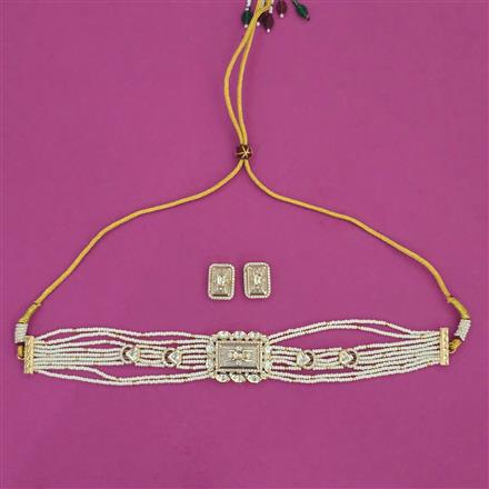 Kundan Choker Necklace with Carat Plating