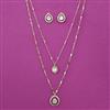 Kundan Classic Pendant Set with Carat Plating