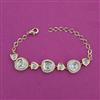 Kundan Adjustable Bracelet with Carat Plating