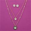 Kundan Classic Pendant Set with Carat Plating
