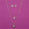 Kundan Classic Pendant Set with Carat Plating