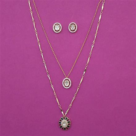 Kundan Classic Pendant Set with Carat Plating