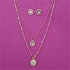 Kundan Classic Pendant Set with Carat Plating
