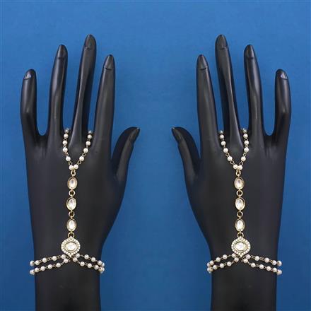 Kundan Classic Hath Pan with Mehndi Plating