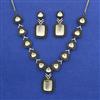 Kundan Classic Necklace with Black Plating