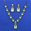 Kundan Classic Necklace with Black Plating