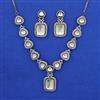 Kundan Classic Necklace with Black Plating