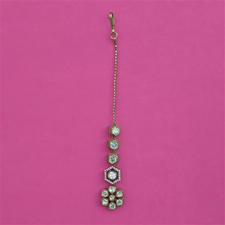 Kundan Classic Tikka with Mehndi Plating
