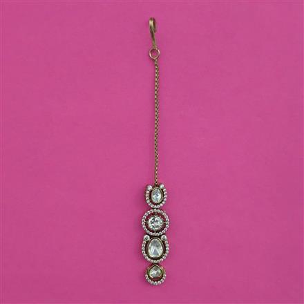 Kundan Classic Tikka with Mehndi Plating