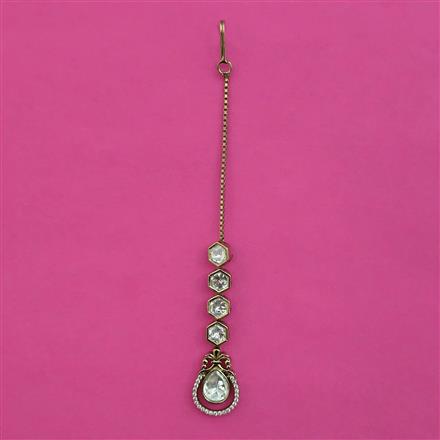 Kundan Classic Tikka with Mehndi Plating