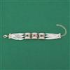 Kundan Adjustable Bracelet with Carat Plating