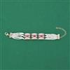 Kundan Adjustable Bracelet with Carat Plating
