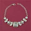 Kundan Adjustable Bracelet with Carat Plating