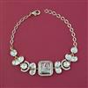 Kundan Adjustable Bracelet with Carat Plating