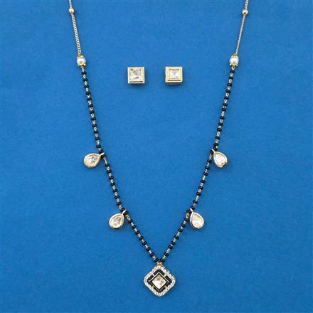 Kundan Delicate Mangalsutra with Carat Plating