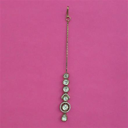 Kundan Classic Tikka with Mehndi Plating