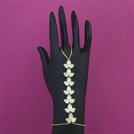 Kundan Adjustable Hath Pan with Carat Plating