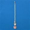 Kundan Pearl Tikka with Carat Plating
