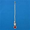 Kundan Pearl Tikka with Carat Plating