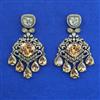 Kundan Classic Earring with Mehndi Plating