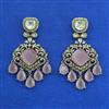 Kundan Classic Earring with Mehndi Plating