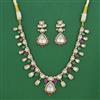 Kundan Classic Necklace with Mehndi Plating