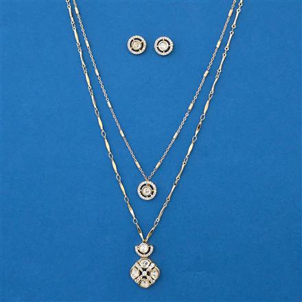 Kundan Classic Pendant Set with Carat Plating