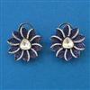Kundan Classic Earring with Black Plating