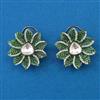Kundan Classic Earring with Black Plating